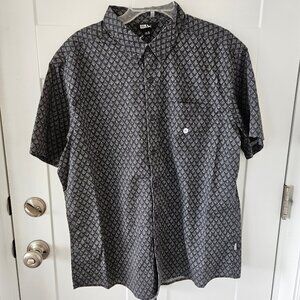 Men's Eddie Bauer 100% Cotton Short Sleeve Button Down Shirt w/Pocket Sz. XL NWT